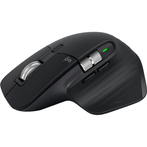 Logitech MX Master 3S - Wireless Performance Mouse with Ultra-fast Scrolling, Ergo, 8K DPI, Track on Glass, Quiet Clicks, USB-C, - - - (Fleet Network)