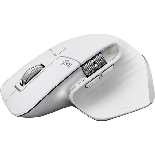 Logitech MX Master 3S Performance Wireless Mouse (Pale Grey) - Darkfield - Wireless - Bluetooth/Radio Frequency - 2.40 GHz - - Pale - (Fleet Network)