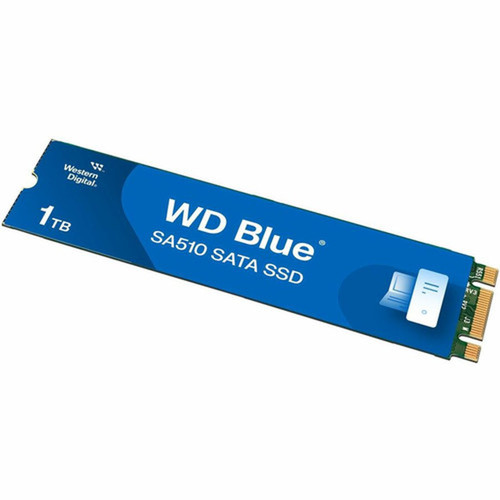 WD Blue SA510 WDS100T3B0B 1 TB Solid State Drive - M2 2280 Internal - SATA SATA600 - Desktop PC Device Supported - 400 TB TBW - - WDS100T3B0B