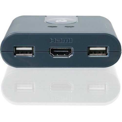 IOGEAR 2-Port Full HD KVM Switch with HDMI and USB Connections - 2 Computers - 1 Local Users - 1920 x 1200 - 4 x USB - 3 x HDMI GCS32HU
