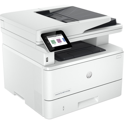 HP LaserJet Pro 4101fdw Wireless Laser Multifunction Printer - Monochrome - Copier/Fax/Printer/Scanner - 42 ppm Mono Print - 4800 x - (Fleet Network)