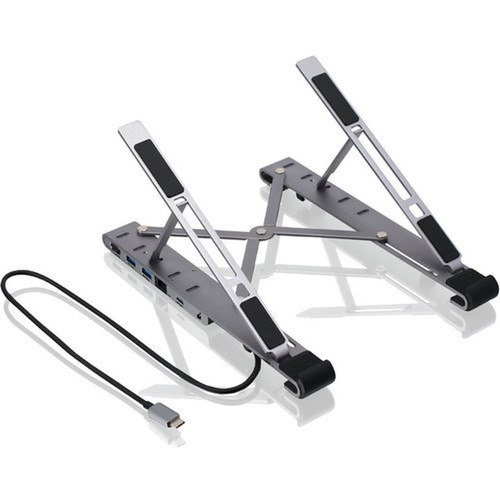 IOGEAR Dock Pro 6-in-1 4K Dock Stand - 5 kg Load Capacity - 083 21 mm Height x 236 60 mm Width GUD3C4K1LS
