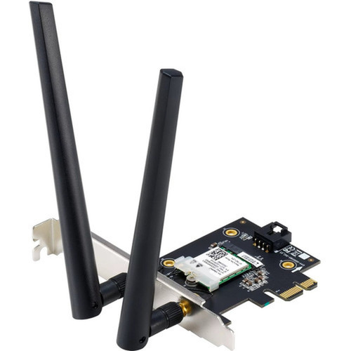 Asus PCE-AX1800 IEEE 80211ax Bluetooth 52 Dual Band Wi-FiBluetooth Combo Adapter for Desktop ComputerWireless Router - PCI Express PCE-AX1800