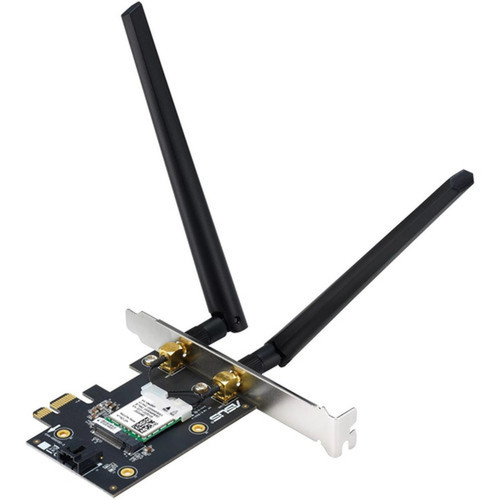 Asus PCE-AX1800 IEEE 80211ax Bluetooth 52 Dual Band Wi-FiBluetooth Combo Adapter for Desktop ComputerWireless Router - PCI Express PCE-AX1800
