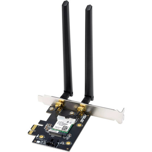 Asus PCE-AX1800 IEEE 80211ax Bluetooth 52 Dual Band Wi-FiBluetooth Combo Adapter for Desktop ComputerWireless Router - PCI Express PCE-AX1800