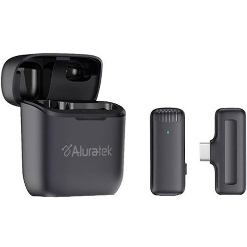 Aluratek AWLMC01F Wireless Microphone - Omni-directional - Clip-on Lapel AWLMC01F