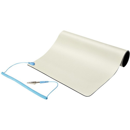 StarTechcom 11x18in Anti Static Mat ESD Mat for Electronics Repair on Tables or Desks Flexible Work Pad Detachable Grounding Wire SM-ANTI-STATIC-MAT