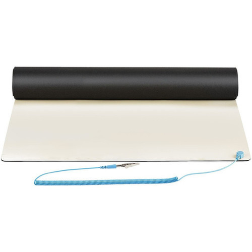 StarTechcom 11x18in Anti Static Mat ESD Mat for Electronics Repair on Tables or Desks Flexible Work Pad Detachable Grounding Wire SM-ANTI-STATIC-MAT