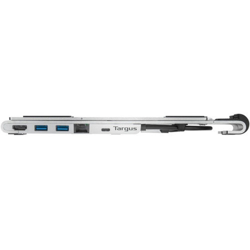 Targus Portable Stand with Integrated Dock - for NotebookWorkstationKeyboardMouseHard Drive - 100 W - USB Type C - 4K - 3840 x - 3 AWU100005GL