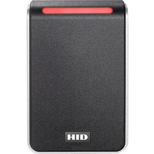 HID Signo 40 Card Reader Access Device - Black Silver Door Indoor Outdoor - Proximity - 394 100 mm Operating Range - Bluetooth 40NKS-T0-000000