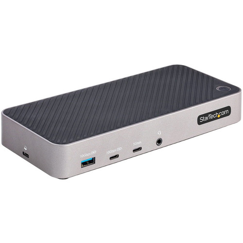 StarTech.com USB-C Triple Monitor Docking Station - Triple 4K HDMI/DP USB-C Dock - 5x USB Hub - GbE - 100W PD - Universal / Multi - 4K (Fleet Network)