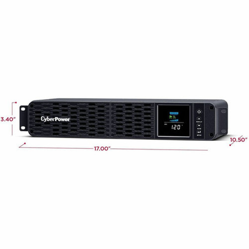 CyberPower CP1500PFCRM2U PFC Sinewave UPS Systems - 2U Rack-mountable - AVR - 8 Hour Recharge - 310 Minute Stand-by - 120 V AC Input CP1500PFCRM2U