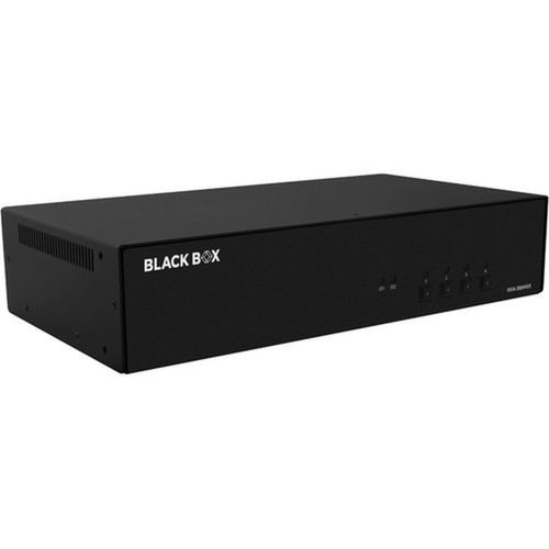 Black Box Secure KVM Switch - FlexPort HDMIDisplayPort - 4 Computers - 2 Local Users - 3840 x 2160 - 11 x USBHDMIDisplayPort - KVS4-2004HVX