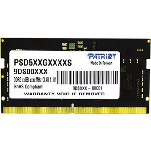 Patriot Memory Signature Line 32GB DDR5 SRAM Memory Module - For Notebook - 32 GB 1 x 32GB - DDR5-4800PC5-38400 DDR5 SDRAM - 4800 - PSD532G48002S
