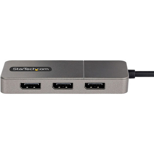 StarTechcom 3-Port USB-C Multi-Monitor Adapter Type-C to 3x DisplayPort MST Hub Triple 4K60Hz DP Display Extender  Splitter - to MST14CD123DP