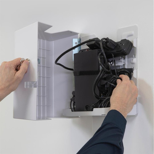 Ergotron Mounting Enclosure for CPU Computer - White - 227 kg Load Capacity 98-543-251