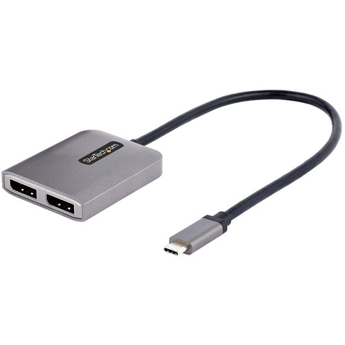 StarTech.com USB-C to Dual DisplayPort 1.4 Adapter, USB Type-C Multi-Monitor MST Hub, Dual 5K 60Hz DP Display Extender / Splitter, - (Fleet Network)