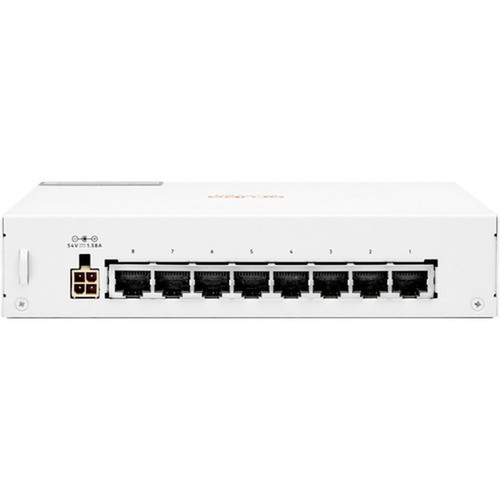 Aruba Instant On 1430 8G Class4 PoE 64W Switch - 8 Ports - Gigabit Ethernet - 101001000Base-T - 2 Layer Supported - 90 W Power - 64 R8R46AABA