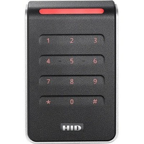 HID Signo 40K Smart Card Reader - Contactless - Cable - 4 10160 mm Operating Range - Pigtail Wiegand RS-485 - Wall Mountable - 40KNKS-T0-000000