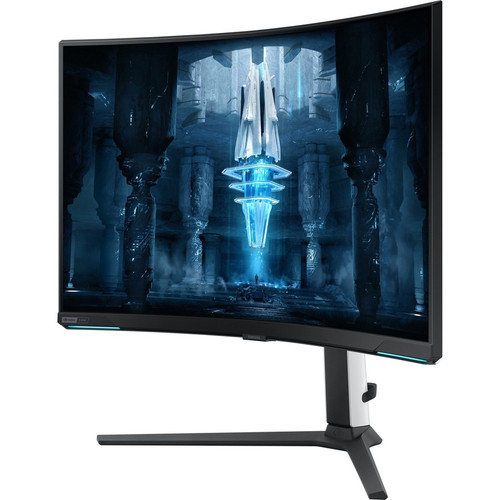 Samsung Odyssey Neo G8 S32BG852NN 32" 4K UHD Curved Screen Gaming LCD Monitor - 16:9 - White, Black - 32" (812.80 mm) Class - Vertical (Fleet Network)