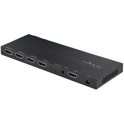 StarTechcom 4-Port HDMI Splitter 4K 60Hz HDMI 20 1 In 4 Out HDMI Splitter 4K HDMI Splitter wBuilt-in Scaler 1x4 HDMI - The HDMI HDMI-SPLITTER-44K60S