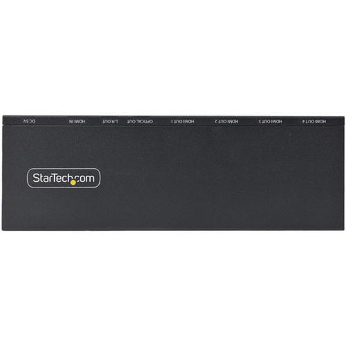 StarTechcom 4-Port HDMI Splitter 4K 60Hz HDMI 20 1 In 4 Out HDMI Splitter 4K HDMI Splitter wBuilt-in Scaler 1x4 HDMI - The HDMI HDMI-SPLITTER-44K60S