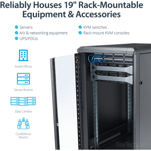 StarTechcom_22U_Server_Rack_Cabinet_on_Wheels_-_36_inch_Adjustable_Depth_-_Portable_Network_Equipment_Enclosure_RK2236BKF_-_Store_-_RK2236BKF