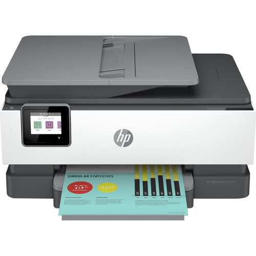 HP Officejet Pro 8034e Wireless Inkjet Multifunction Printer - Color - Copier/Fax/Printer/Scanner - 20 ppm Mono/10 ppm Color Print - x (Fleet Network)