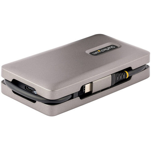 StarTechcom USB-C Multiport Adapter 4K 60Hz HDMI HDR USB 32 Gen 2 10Gbps Hub 2xUSB-C1xUSB-A 100W PD Pass-Through GbE Mini DKT31CH2CPD3