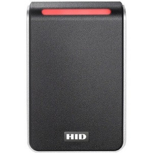 HID Signo 40 Card Reader Access Device - Black Silver Door Indoor Outdoor - Proximity - 394 100 mm Operating Range - Bluetooth 40NKS-T2-000000