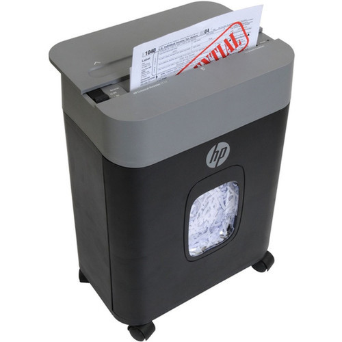 HP CC12 Paper Shredder - Cross Cut - 12 Per Pass - for shredding Paper Staples Credit Card Envelope - 02 x 13 Shred Size - 88 91035F
