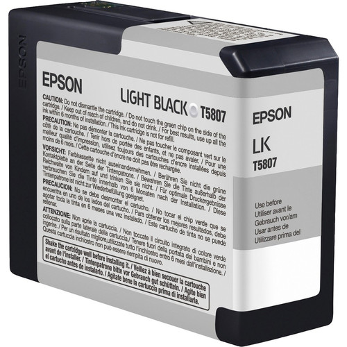 Epson UltraChrome K3 Original Ink Cartridge - Inkjet - Light Black - 1 Each (Fleet Network)