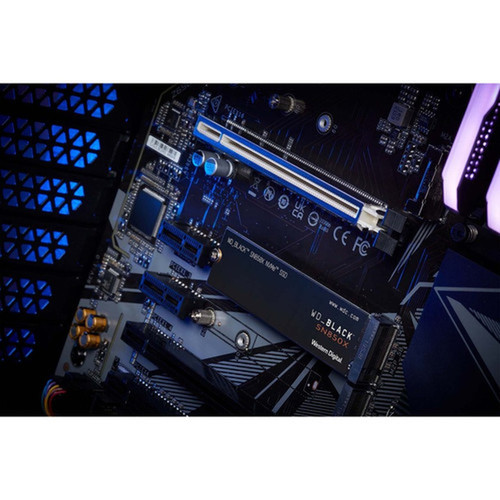 WD Black SN850X 1 TB Solid State Drive - M2 2280 Internal - PCI Express NVMe PCI Express NVMe x4 - Gaming Console Desktop PC - 600 WDS100T2X0E