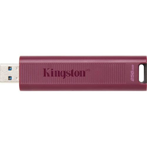 Kingston DataTraveler Max USB 3.2 Gen 2 Series Flash Drive - 256 GB - USB 3.2 (Gen 2) Type A - 1000 MB/s Read Speed - 900 MB/s Write - (Fleet Network)