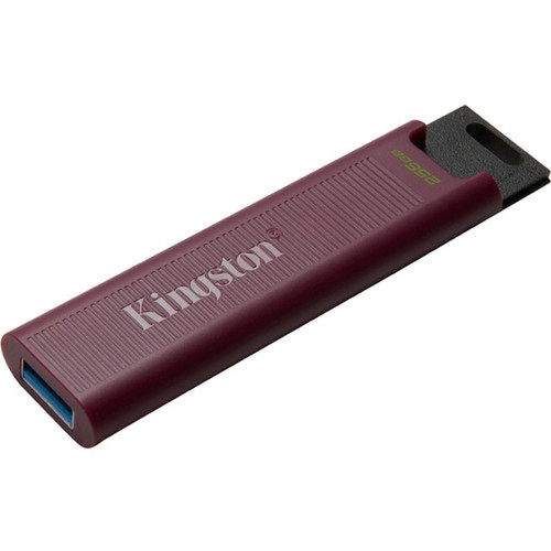 Kingston DataTraveler Max USB 32 Gen 2 Series Flash Drive - 256 GB - USB 32 Gen 2 Type A - 1000 MBs Read Speed - 900 MBs Write - DTMAXA256GB
