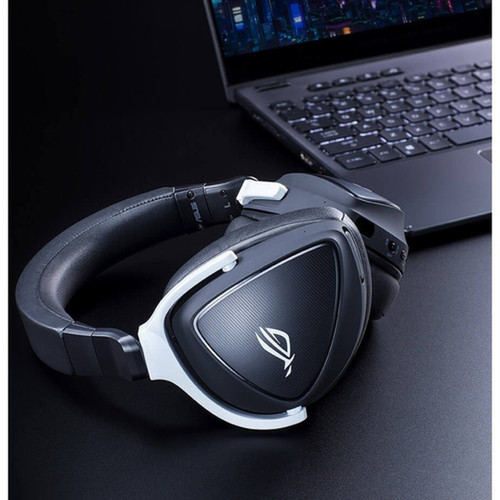 Asus ROG Delta S Wireless - Stereo - USB Type C - WiredWireless - BluetoothRF - 82 ft - 32 Ohm - 20 Hz - 20 kHz - Over-the-head - - ROG DELTA S WIRELESS