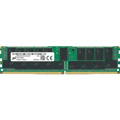 Crucial 32GB DDR4 SDRAM Memory Module - 32 GB - DDR4-3200PC4-25600 DDR4 SDRAM - 3200 MHz Dual-rank Memory - CL22 - Registered - - - 3 MTA18ASF4G72PDZ-3G2R