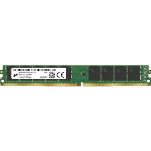 Crucial 16GB DDR4 SDRAM Memory Module - 16 GB - DDR4-3200PC4-25600 DDR4 SDRAM - 3200 MHz Dual-rank Memory - CL22 - ECC - Unbuffered - MTA18ADF2G72AZ-3G2R
