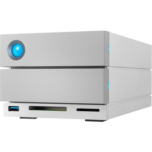 LaCie 2big Dock DAS Storage System - 16 TB Installed HDD Capacity - RAID Supported 0 1 JBOD - 1 USB Ports - Desktop STLG16000400