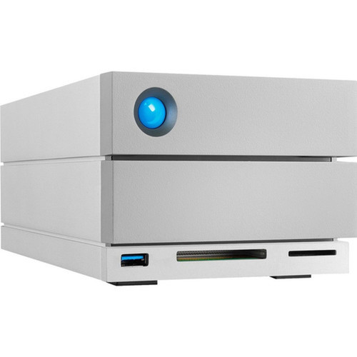 LaCie 2big Dock DAS Storage System - 16 TB Installed HDD Capacity - RAID Supported 0 1 JBOD - 1 USB Ports - Desktop STLG16000400