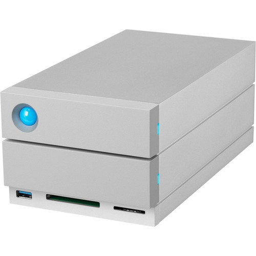 LaCie 2big Dock DAS Storage System - 16 TB Installed HDD Capacity - RAID Supported 0 1 JBOD - 1 USB Ports - Desktop STLG16000400