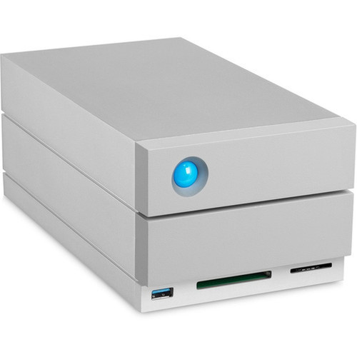 LaCie 2big Dock DAS Storage System - 16 TB Installed HDD Capacity - RAID Supported 0 1 JBOD - 1 USB Ports - Desktop STLG16000400