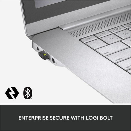 Logitech MX Keys Combo for Business Keyboard  Mouse - USB Wireless Bluetooth Keyboard - USB Wireless Bluetooth Mouse - Darkfield - - 920-010923