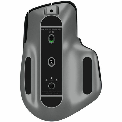 Logitech MX Master 3S for Mac Performance Wireless Mouse Space Grey - Darkfield - Wireless - Bluetooth - 240 GHz - Space Gray - dpi 910-006569