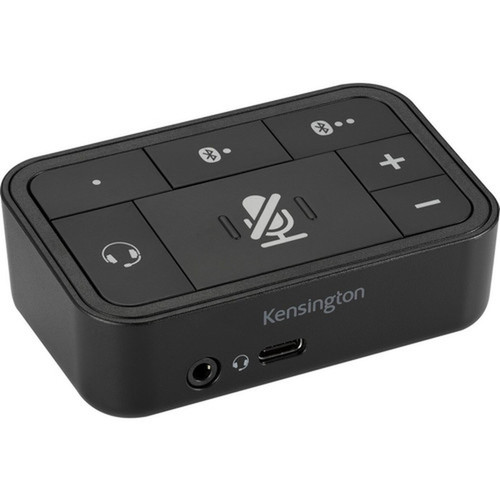 Kensington Universal 3-in-1 Pro Audio Headset Switch - Black for Headset Phone Tablet PC Notebook K83300WW