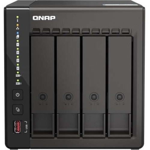 QNAP Turbo NAS TS-453E-8G SANNAS Storage System - 1 x Intel Celeron J6412 Quad-core 4 Core 2 GHz - 4 x HDD Supported - 0 x HDD - 4 TS-453E-8G-US