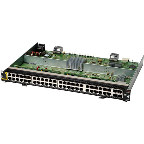 Aruba 6400 48-port 1GbE Class 4 PoE and 4-port SFP56 v2 Module - For Data Networking, Optical Network - 48 x 1000Base-T LAN - Twisted (Fleet Network)