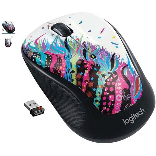 Logitech M325S Mouse - Wireless - Celebration Black 910-006828