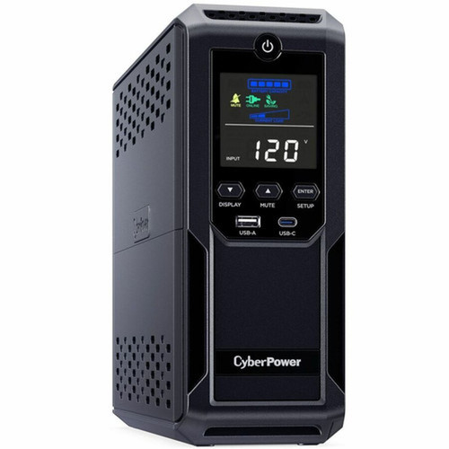 CyberPower Intelligent LCD UPS CP1500AVRLCD3 1500VA Mini-tower UPS - Mini-tower - AVR - 8 Hour Recharge - 3 Minute Stand-by - 120 V AC CP1500AVRLCD3