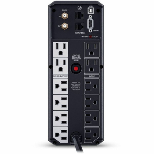 CyberPower Intelligent LCD UPS CP1500AVRLCD3 1500VA Mini-tower UPS - Mini-tower - AVR - 8 Hour Recharge - 3 Minute Stand-by - 120 V AC CP1500AVRLCD3